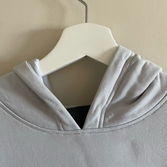 Lululemon All Yours Hoodie Colourblock Starlight/Asphalt Grey/Graphite Size 4 - Picture 9 of 12